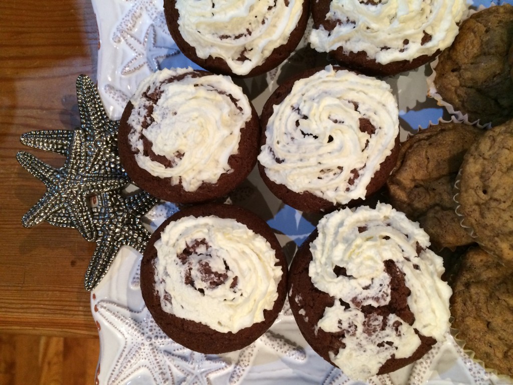gluten-free chocoloate mint cupcakes