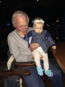 with Great Grandpa