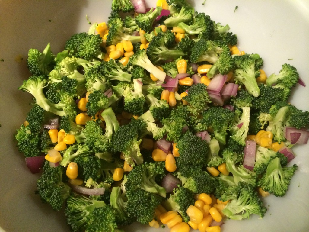 broccoli salad without dressing