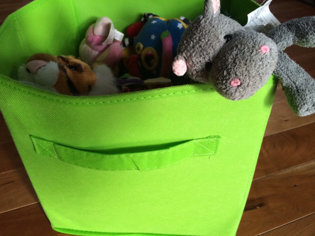 Toy bin - things to do with a baby