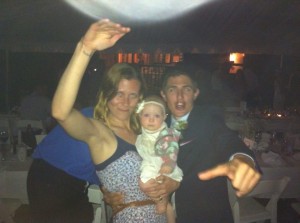 stolen baby on wedding dance floor