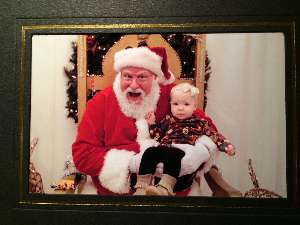 Baby and Santa