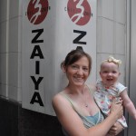 Baby Zaiya at Zaiya cafe new york