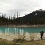 glacier water in the rocky mountains