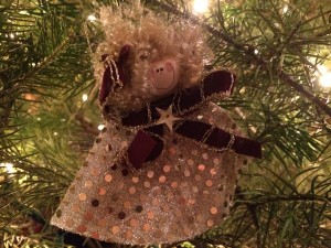 Angel Christmas tree ornament