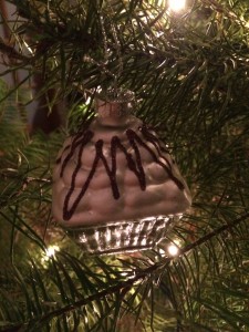 cupcake christmas tree ornament