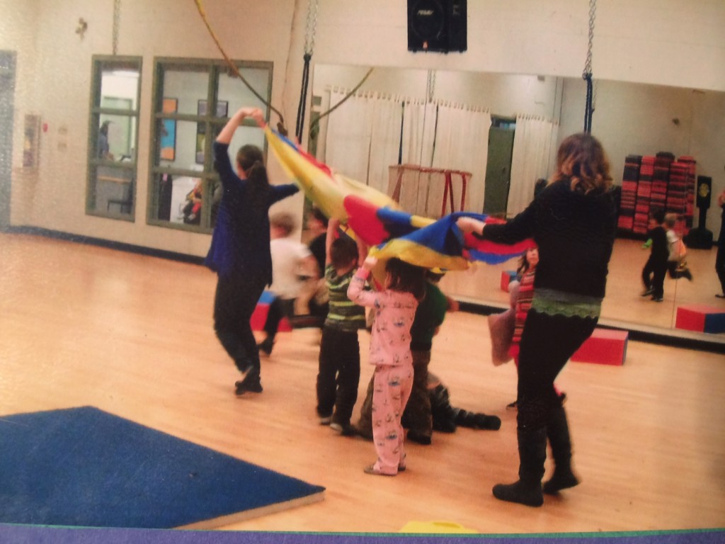 preschool parachute parade