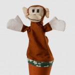 global mothers monkey pop-up puppet