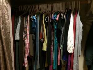 closet of clothes