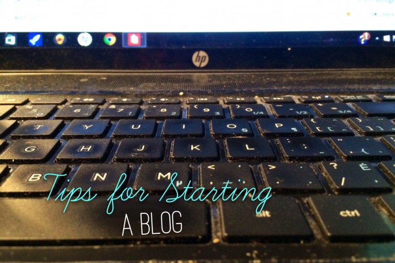 Simple tips for starting a blog