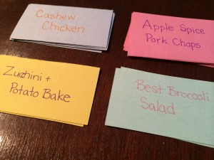 weekly meal planning dinner ideas