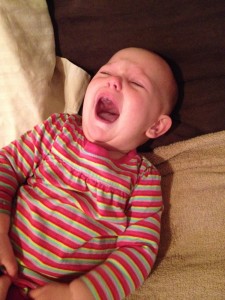 Screaming toddler