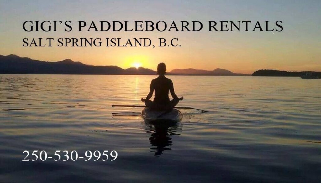 paddle board salt spring island yoga