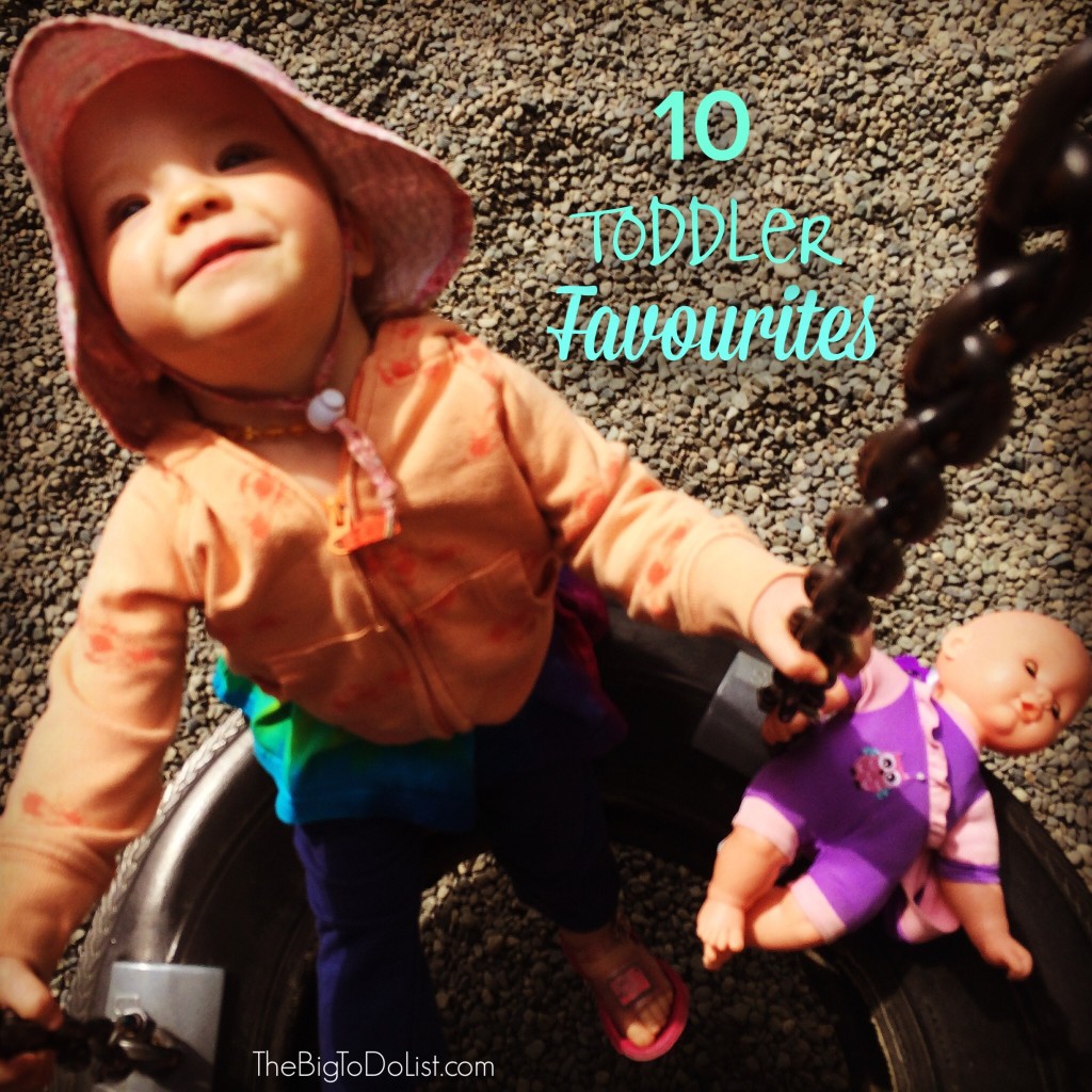 Toddler's favourite things