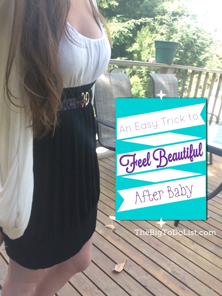 how to feel beautiful after baby