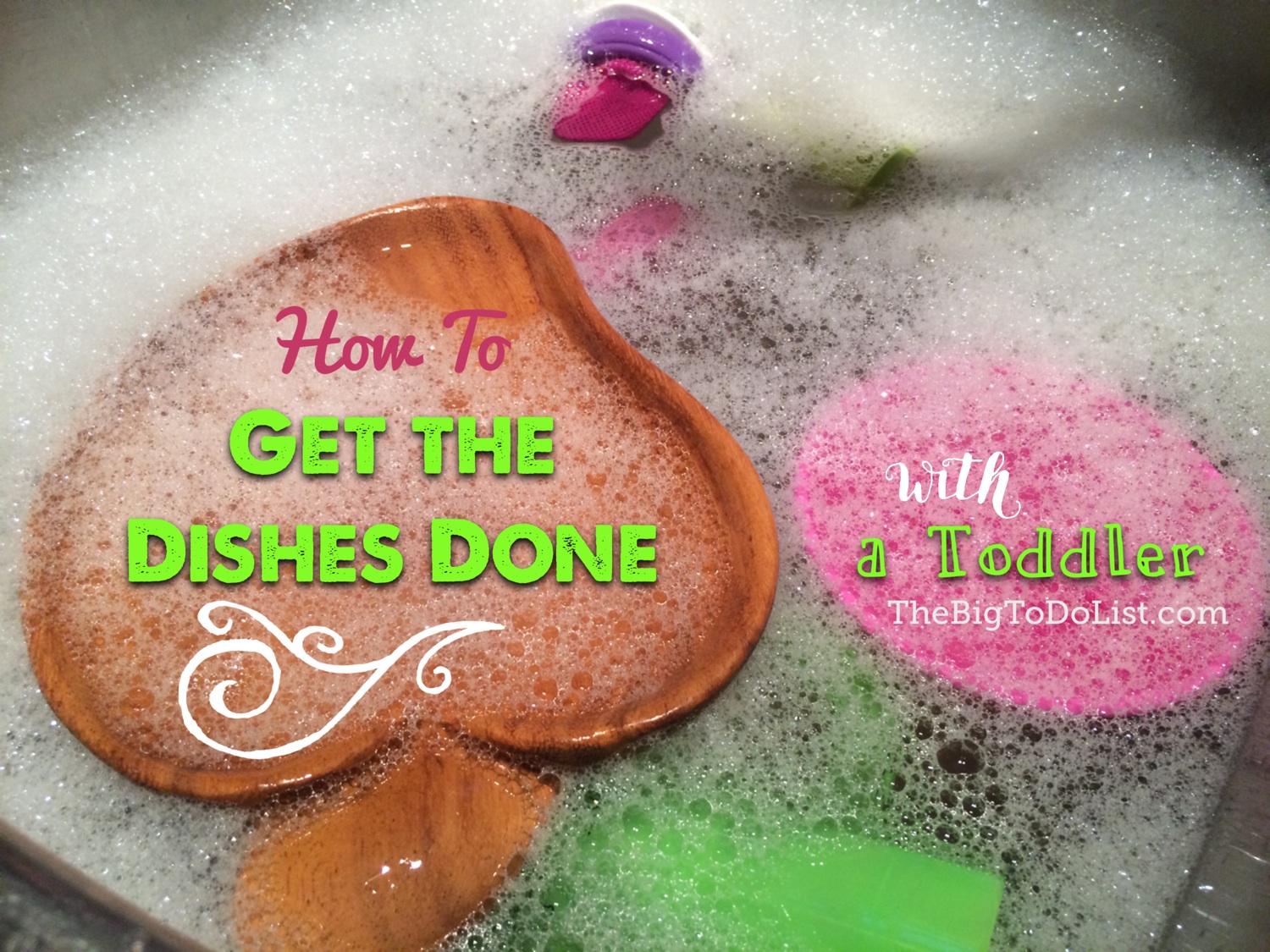 How to get the dishes done with a toddler