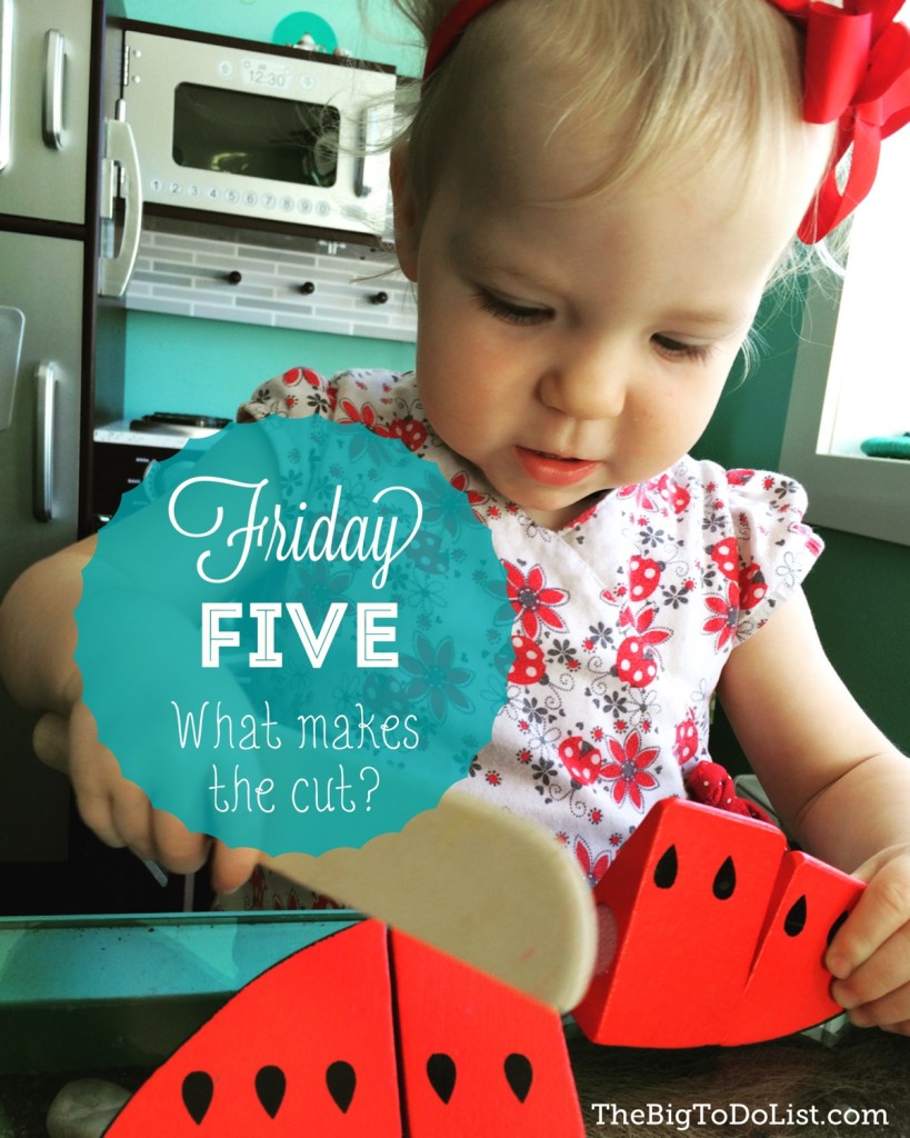 Friday five favourite things of the week