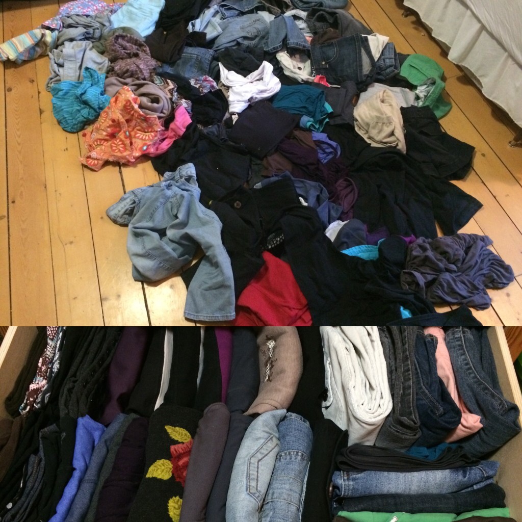 konmari method purging pants