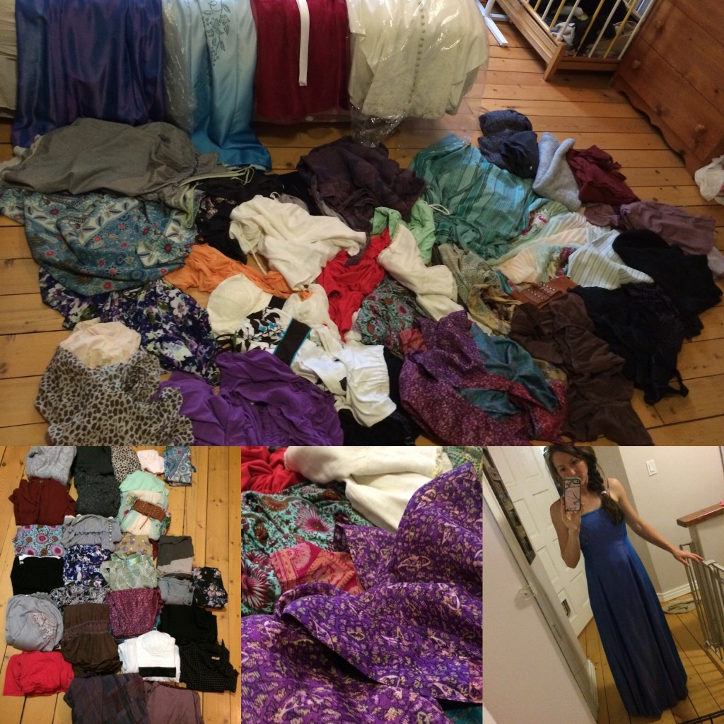 konmari method purging dresses and skirts