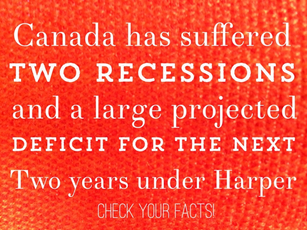 canada recession stephen harper conservatives