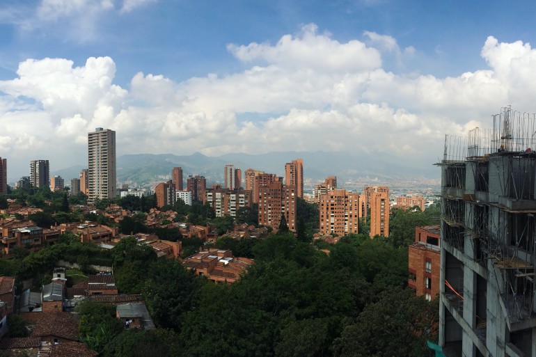 Construction in Medellin