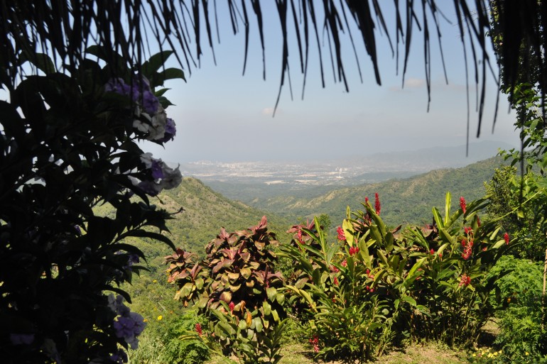 view of Santa Marta from Minca, Colombia