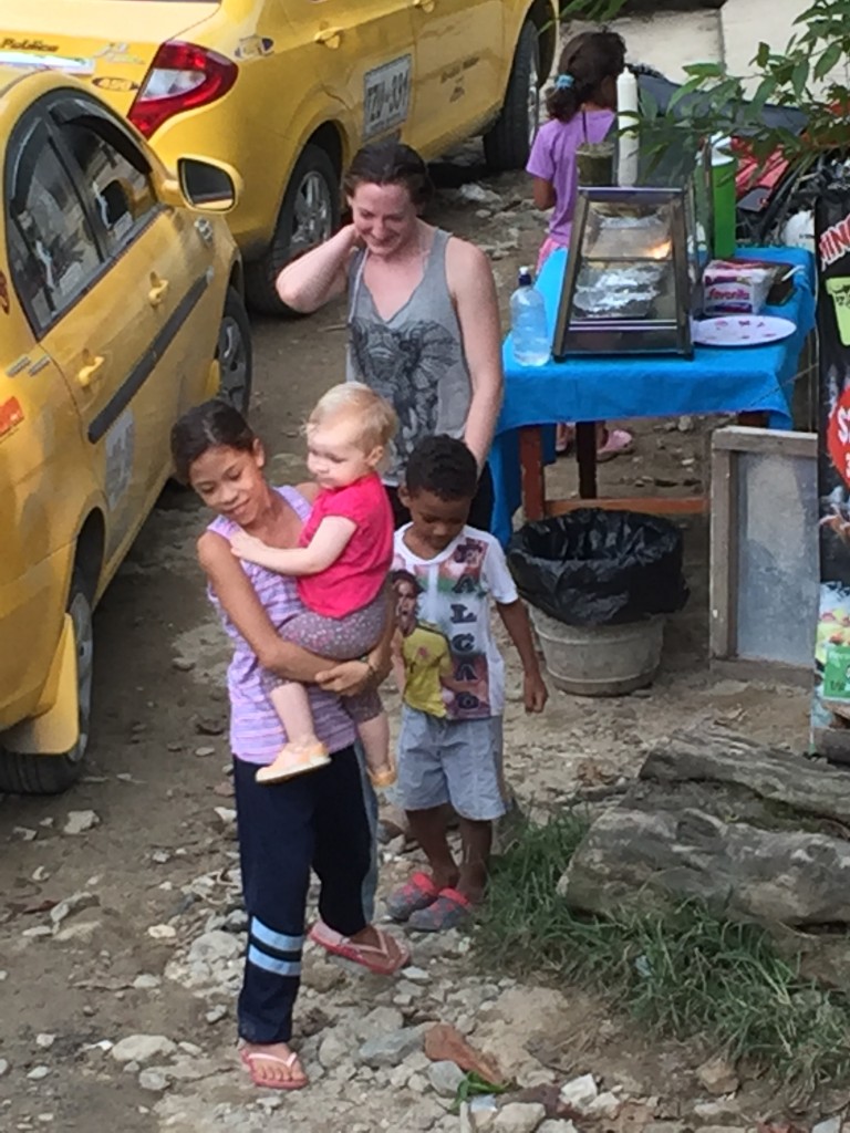 Children in Minca, Colombia
