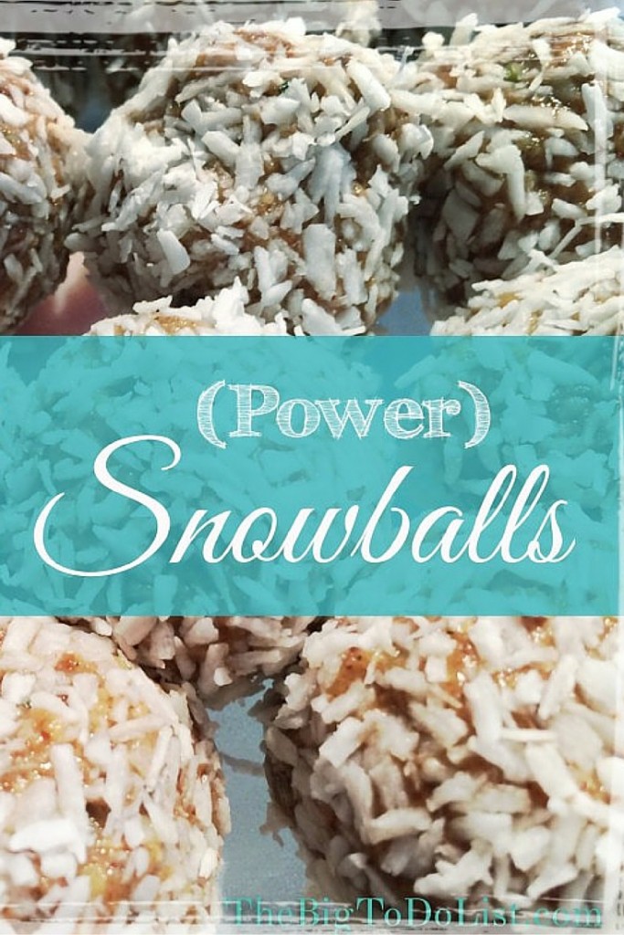 Power Ball Snowballs - The Big To-Do List