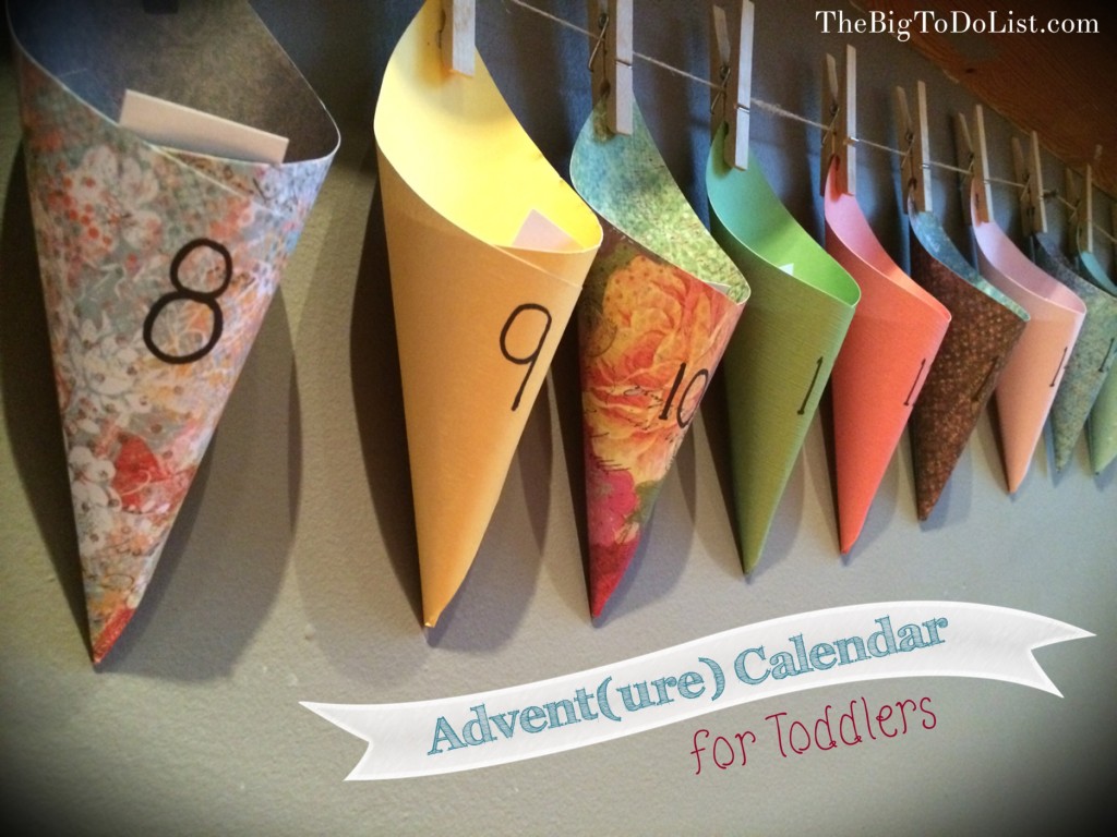 christmas 2015 activity advent calendar for toddlers