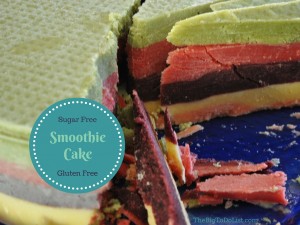 smoothie cake gluten fre sugar free