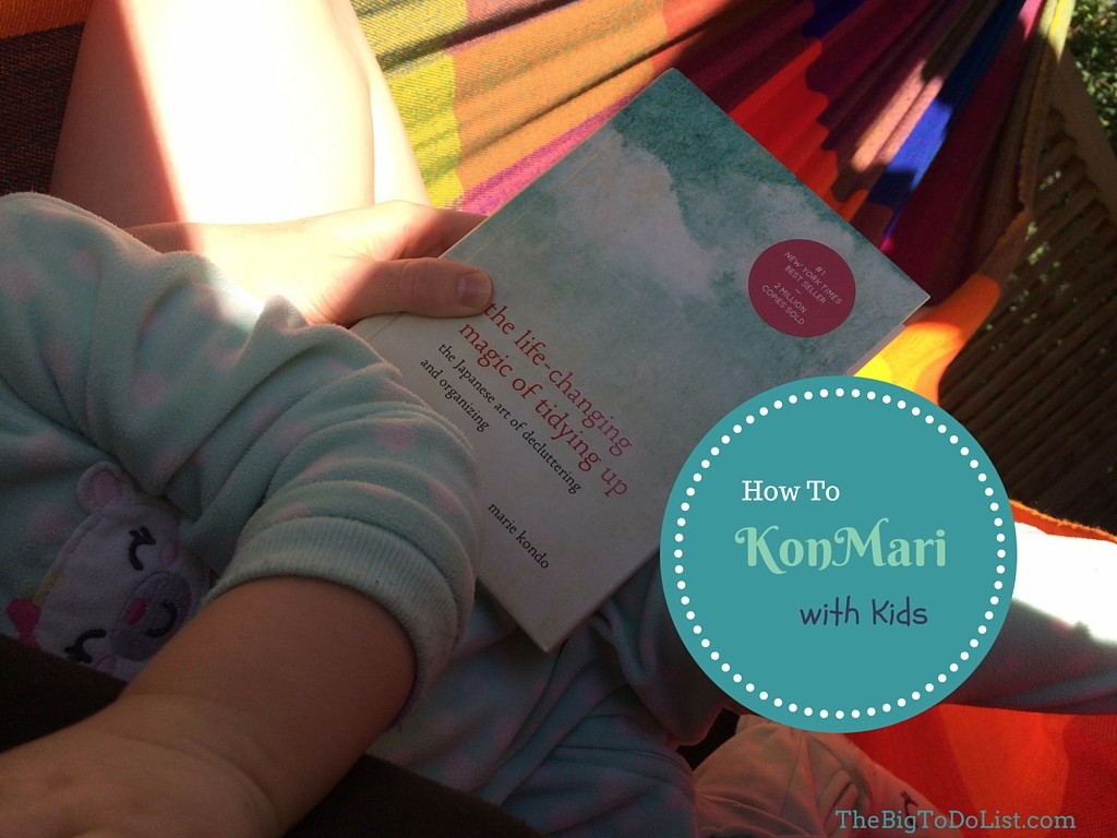 KonMari decluttering with kids