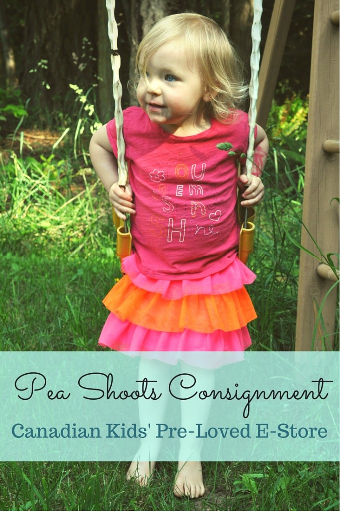 Be an eco-friendly parent. Shop Canadian children's consignment from Pea Shoots Consignment and reduce your footprint while saving money. $10 flat-rate shipping Canada-wide.