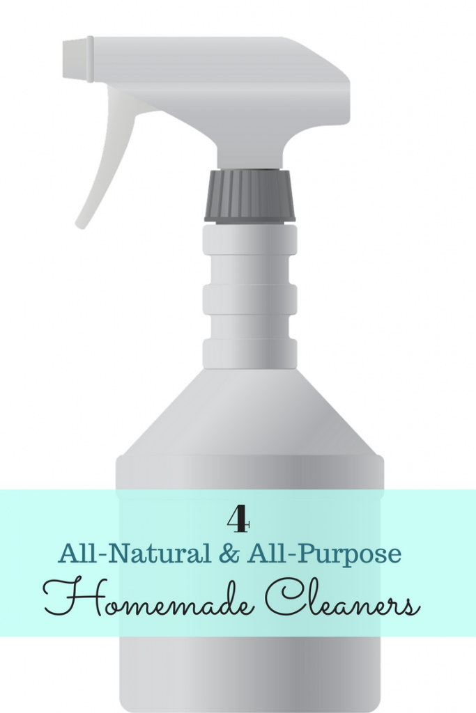 4 homemade cleaners that are eco-friendly, all-natural, and all-purpose.