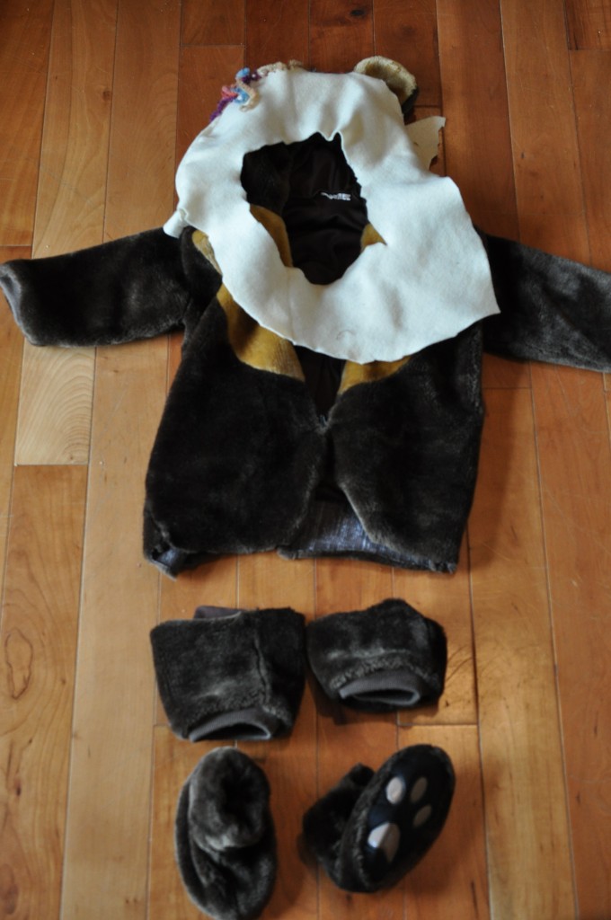 furry forest creature bear halloween costume