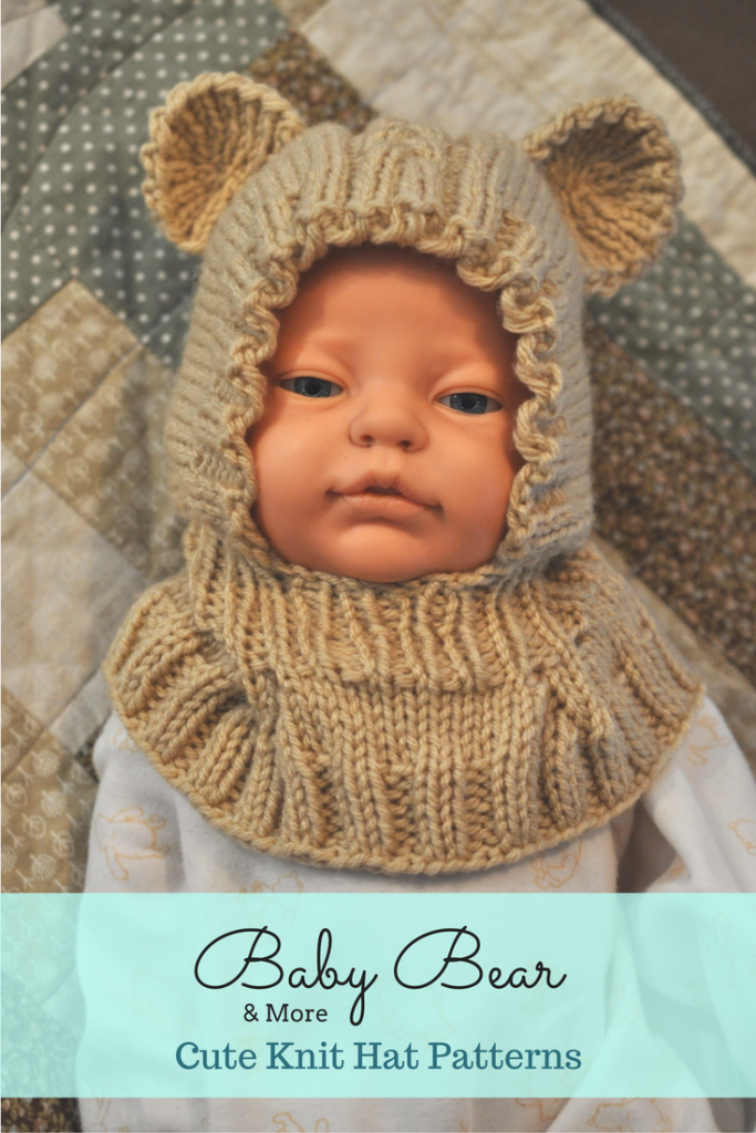 Knit Bear Hat & More Knit Hat Patterns for Babies & Kids