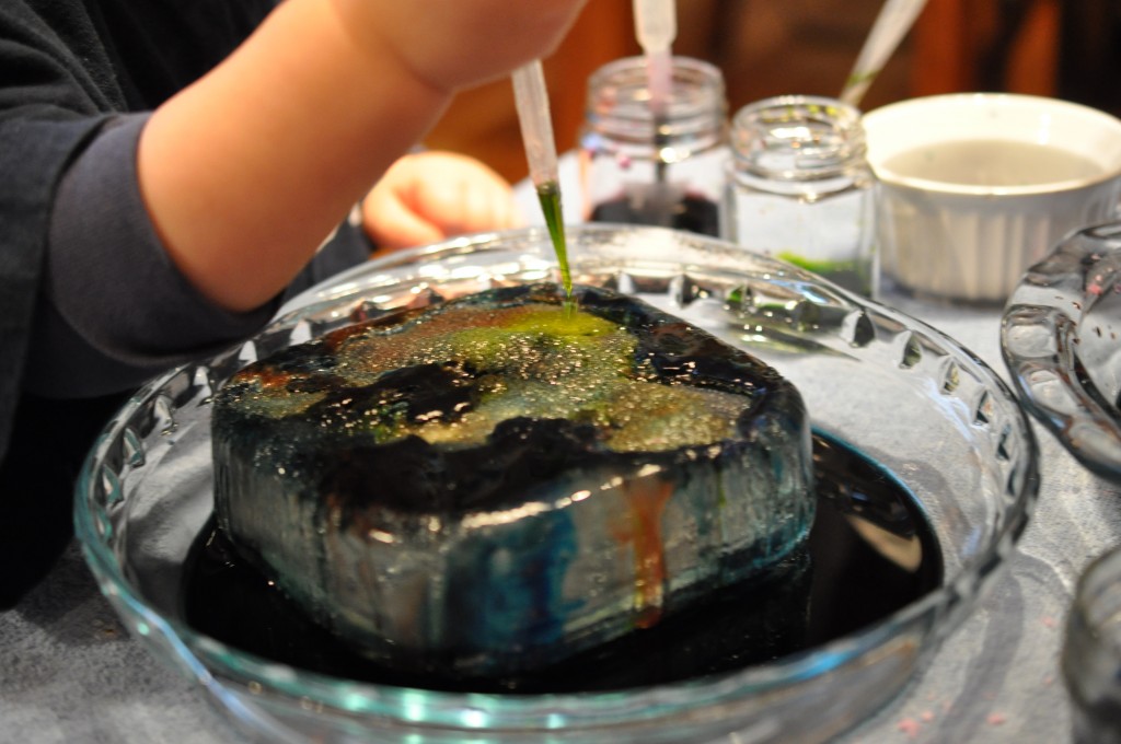 Cool preschool science experiments melting ice with salt