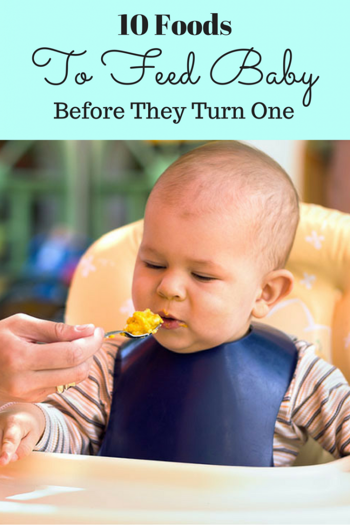 Food for babies- 10 foods to try with your baby before they turn one.