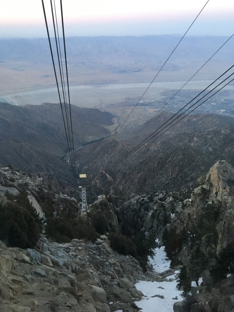 Palm Springs Aerial Tram evening