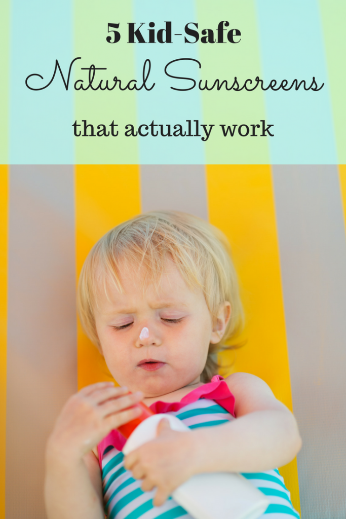 5 natural sunscreens that are safe for kids