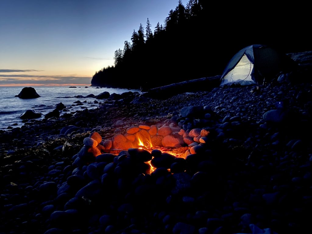 Mystic Beach BC Canada Hike-In Camping 2021